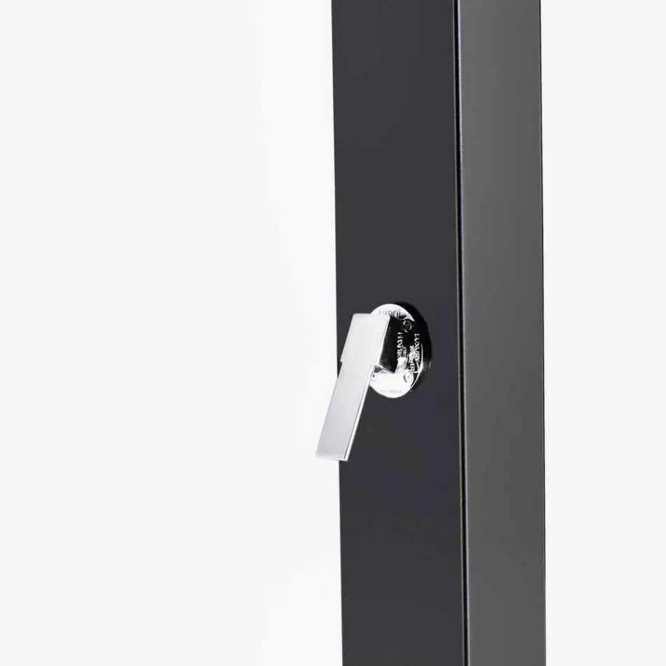 Colonne de douche solaire extérieure en acier inoxydable Made in Italy - Werner Viadurini