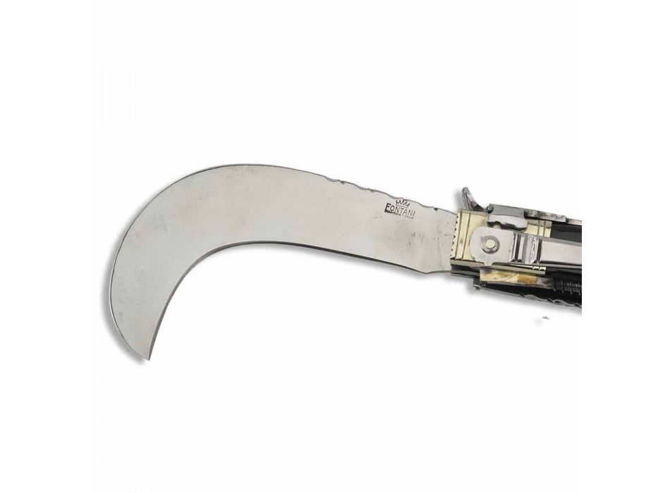 Couteau à crochet de chasse Antique Hunter fabriqué en Italie - Chasse Viadurini