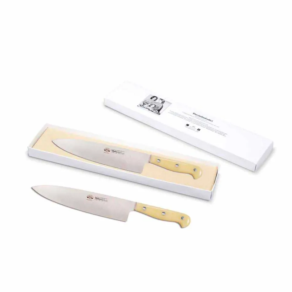 Couteau à viande et fromage Berti en acier inoxydable exclusif pour Viadurini - Arosio Viadurini