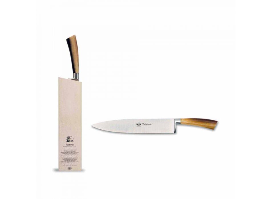 Couteau de chef avec Ceppo Berti exclusivement pour Viadurini - Lapio Viadurini