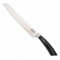 Couteau à pain artisanal avec manche en corne ou en bois fabriqué en Italie - Panneau