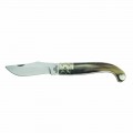 Couteau artisanal florentin avec lame en acier de 8,5 cm Fabriqué en Italie - Fiora