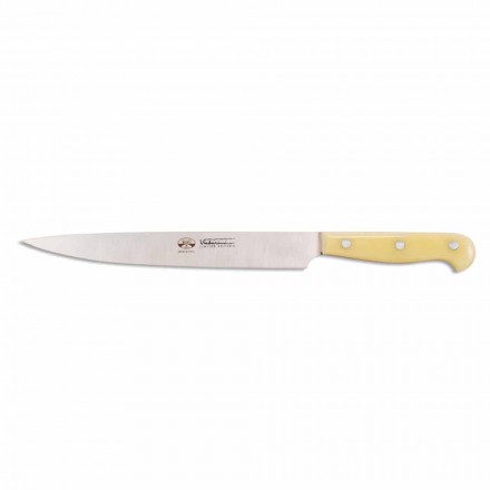 Couteau à rôtir à salami Berti en acier inoxydable exclusif pour Viadurini - Gracco Viadurini