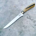 Couteau à désosser avec manche en bois ou corne de boeuf fabriqué en Italie - Posca Viadurini