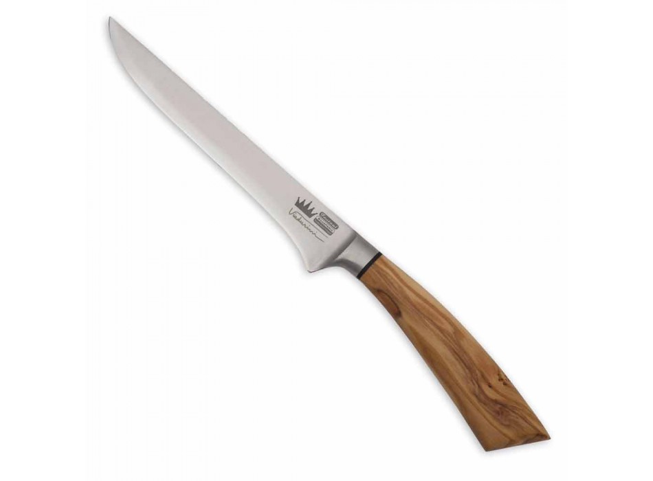 Couteau à désosser avec manche en bois ou en corne Made in Italy - Posca Viadurini