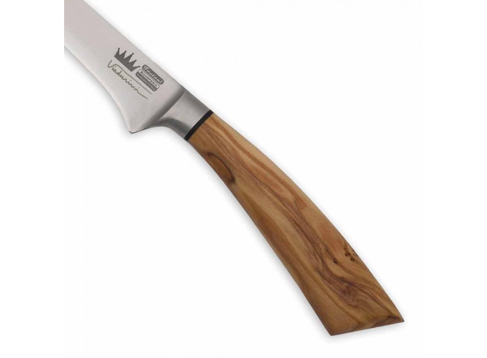 Couteau à désosser avec manche en bois ou en corne Made in Italy - Posca Viadurini