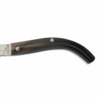 Couteau pérugin avec manche en corne ou en bois fabriqué à la main en Italie - Rugino Viadurini