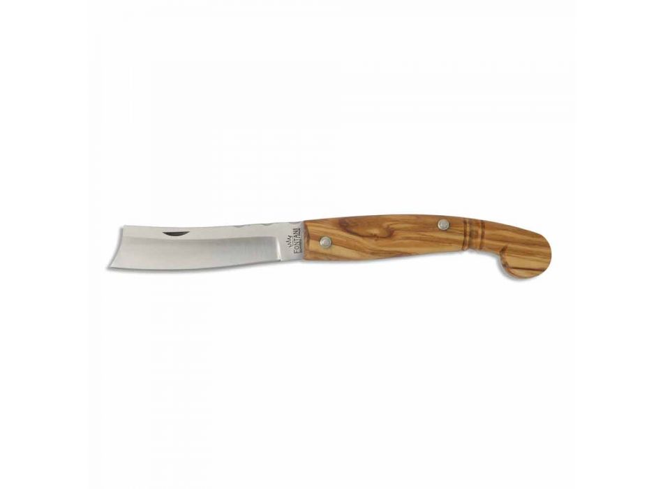 Couteau Rasolino avec lame en acier de 9 cm de long Fabriqué en Italie - Rosolino Viadurini