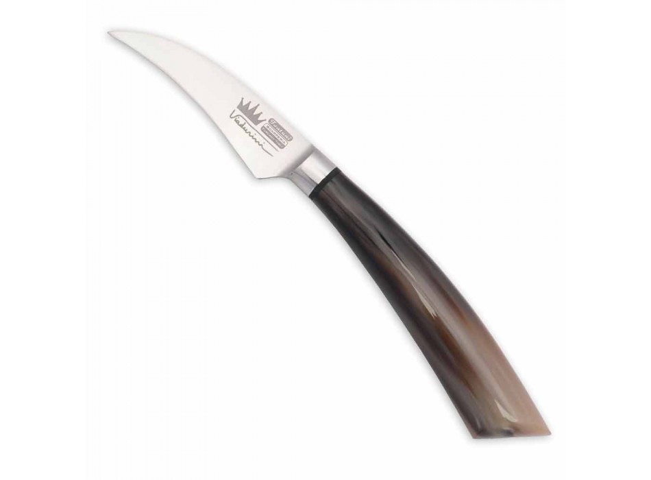 Couteau d'office fait main avec lame en acier de 7 cm Fabriqué en Italie - Dido Viadurini