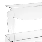 Table de Chevet Artisan en Plexiglas Transparent Design Classique - Salino Viadurini