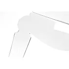Table de Chevet Artisan en Plexiglas Transparent Design Classique - Salino Viadurini