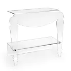 Table de Chevet Artisan en Plexiglas Transparent Design Classique - Salino Viadurini