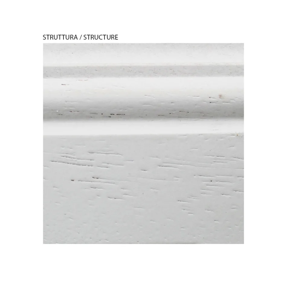 Table de chevet avec structure en particules de bois plaquées Made in Italy - Thor Viadurini