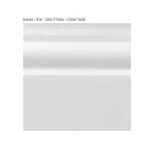 Table de chevet avec structure en particules de bois plaquées Made in Italy - Thor Viadurini