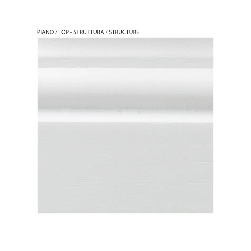 Table de chevet avec structure en particules de bois plaquées Made in Italy - Thor Viadurini