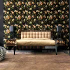 Table de chevet en noyer et ébène Grilli Zarafa made in Italy Viadurini