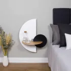 Table de chevet modulaire moderne en contreplaqué Design élégant et polyvalent - Ramia Viadurini