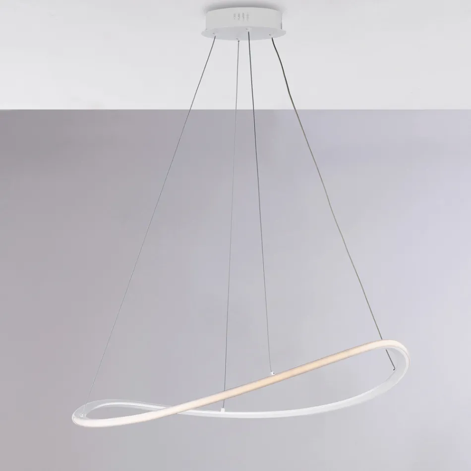 Un complément de design lumineux en verre et métal, fabriqué en Italie, au style raffiné - Reticulum Viadurini