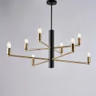 Accessoire lumineux au design élégant, en verre et métal, fabriqué en Italie - Ursa Viadurini