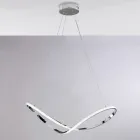 Apollon, un accessoire lumineux en verre et métal, fabriqué en Italie avec un goût raffiné. Viadurini
