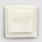 Ensemble complet serviette de visage et serviette invité en mélange éponge et lin - Kilim Viadurini