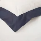 Housse de couette complète simple et demi en 100% coton et 10% satin de coton - Détail Viadurini