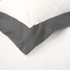 Parure de lit King Size en 100% coton et 10% satin de coton - Détail Viadurini