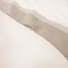 Parure de lit double en 90% coton et 10% lin fabriquée en Italie - Nestlé Viadurini