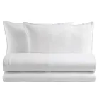 Lit Double Complet en Pur Coton Teint et Nuancé - Délicatesse Viadurini