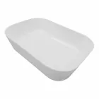 Composition 3 Meubles de Salle de Bain en Gres et Lavabo en Vetrochina 3 Couleurs - Ramentina Viadurini