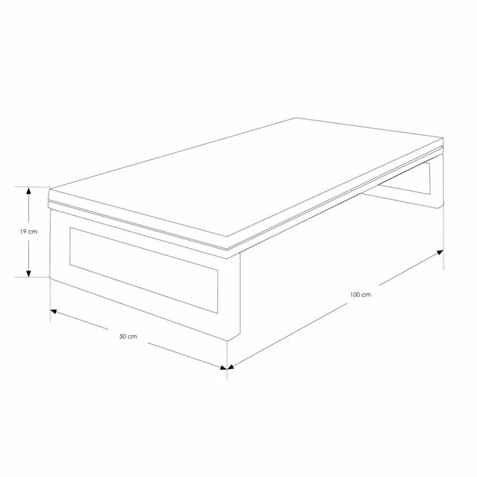 Composition 4 Meubles de Salle de Bain en Bois de Teck et Acier Chromé - Beatles Viadurini