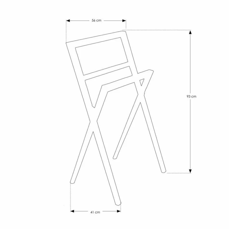 Composition 4 Meubles de Salle de Bain en Bois de Teck et Acier Chromé - Beatles Viadurini