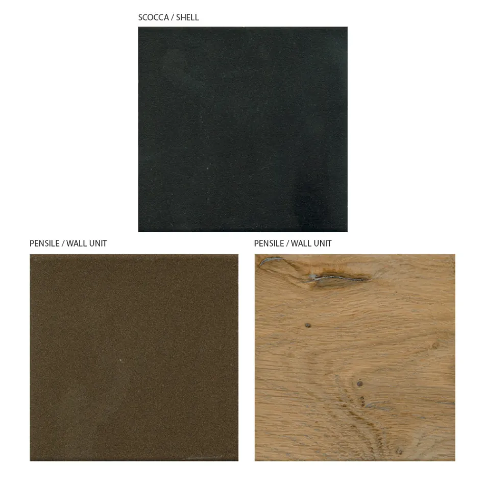 Composition murale pour le salon de design moderne Made in Italy - Margit Viadurini