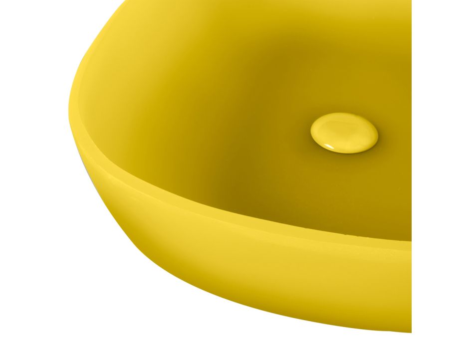 Composition et meuble d'appui jaune avec commode - Georges Viadurini