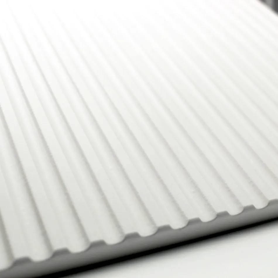 Composition de salle de bain blanche avec miroir et étagère Made in Italy - Ares Viadurini