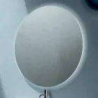 Composition de salle de bains avec 2 tiroirs, 1 compartiment ouvert et miroir - Titan Viadurini