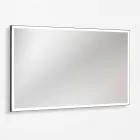 Composition de salle de bains avec 4 tiroirs bleu Avio, miroir et lavabo - Velaria Viadurini