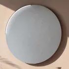 Composition de salle de bains avec 4 tiroirs, lavabo en céramique noire et miroir - Elios Viadurini