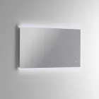 Composition de salle de bains avec 6 tiroirs gris tourterelle, miroir et lavabo - Velaria Viadurini