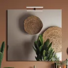 Composition de salle de bain avec base suspendue, miroir et lavabo Made in Italy - Dream Viadurini