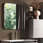 Composition de salle de bain avec lavabo en résine, base anti-rayures Made in Italy - Dream Viadurini