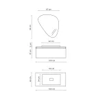 Composition de salle de bain avec miroir moderne, base et lavabo Made in Italy - Dream Viadurini