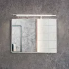 Composition Suspension de salle de bain en MDF laqué fabriqué en Italie - Becky Viadurini