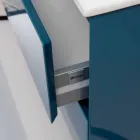 Composition Suspension de salle de bain en MDF laqué fabriqué en Italie - Becky Viadurini