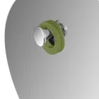 Composition de salle de bain verte complète avec accessoires et meuble de sol - Sylviane Viadurini