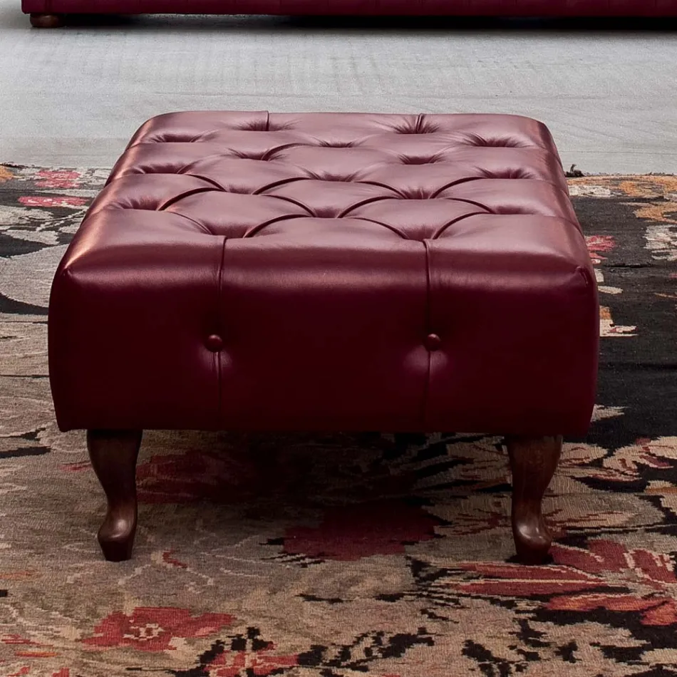 Composition de salon avec canapé, fauteuil et banc Made in Italy - Spassoso Viadurini