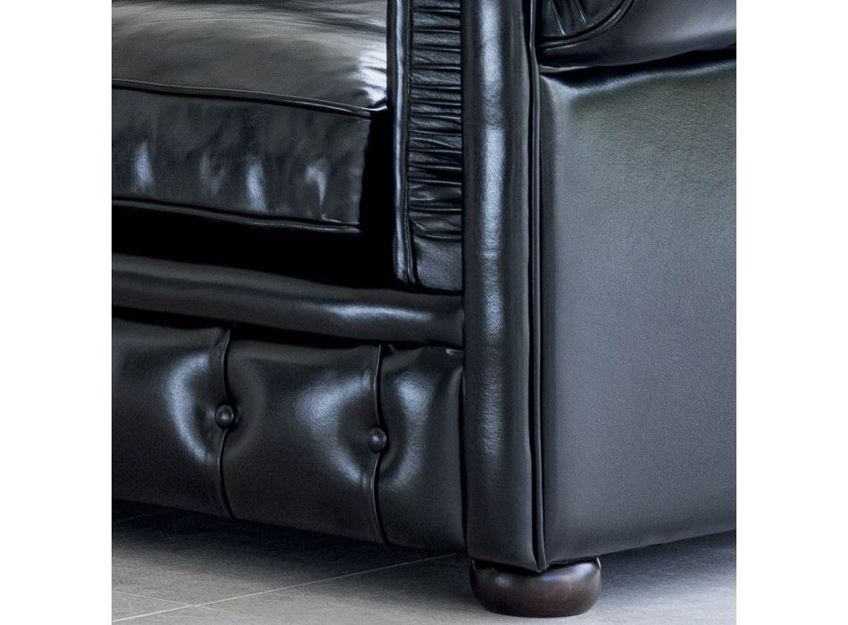Composition de salon avec canapé, fauteuil et banc Made in Italy - Spassoso Viadurini