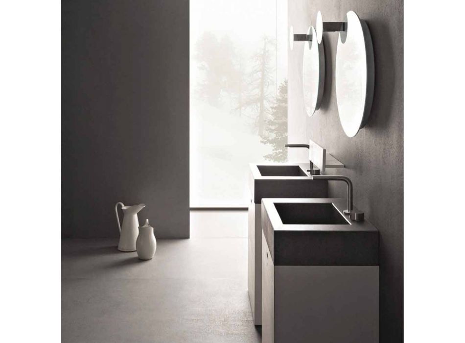 Composition du sol de meubles de salle de bain design moderne - Farart10 Viadurini