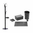 Composition de bureau de design moderne en cuir Made in Italy - Andrea Viadurini