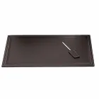 Composition de bureau de design moderne en cuir Made in Italy - Andrea Viadurini